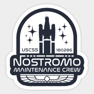 Nostromo Maintenance SC Sticker